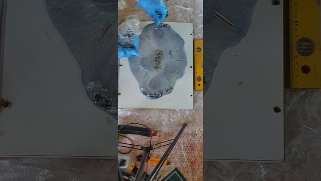 настольные часы ⏰ эпоксидная смола