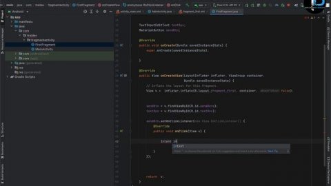 Send data from Fragment to Activity & Fragment to Fragment in Android Tutorials