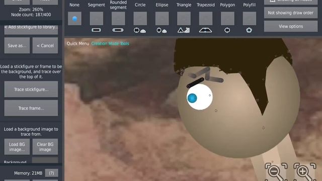 making injured gman toilet in Stick nodes