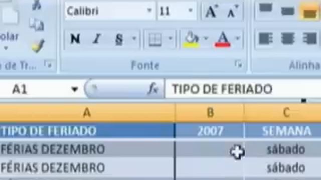 Como funciona o Microsoft Excel 2007
