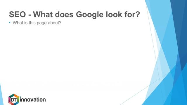 The Power of Search Engine Optimisation and Digital Marketing Presentation by DT Innovation