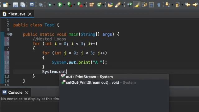 Nested For and While Loops in Java (Grids)