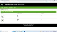 Online Voting System Project in PHP with source code