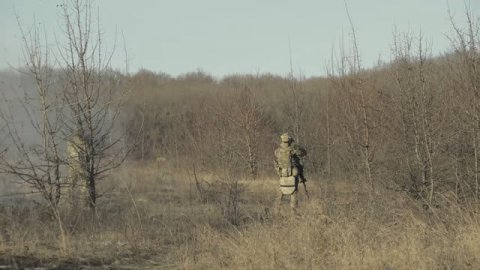 Работа огнеметчиков 1-й гвардейской танковой армии ЗВО на Купянском направлении