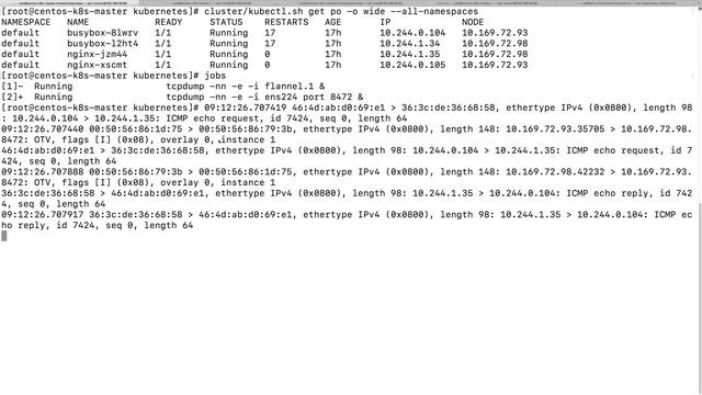 kubernetes network 09 - ip packetflow tcpdump
