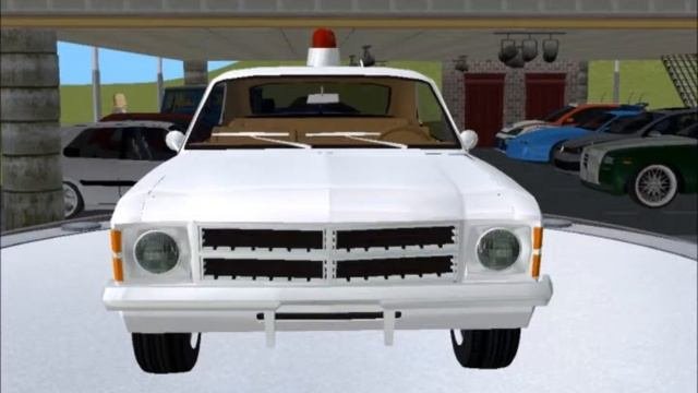 Sims 2 Car Conversion by VoVillia Corp. - 1979 Chevrolet Opala Policecar