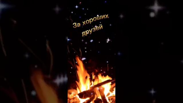 За хороших друзей!