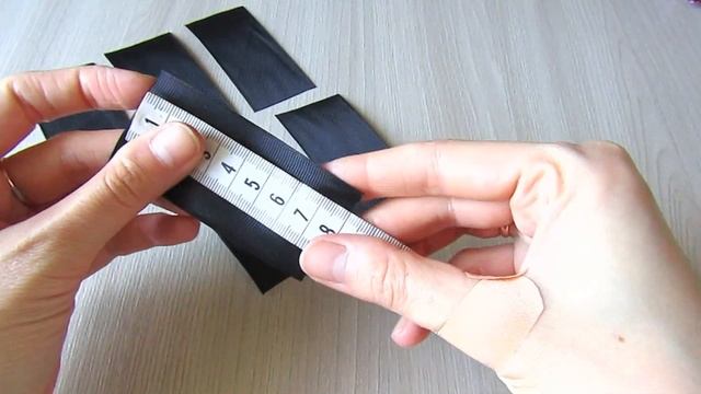 Школьные бантики. Канзаши для начинающих. МК Анна Терехова.