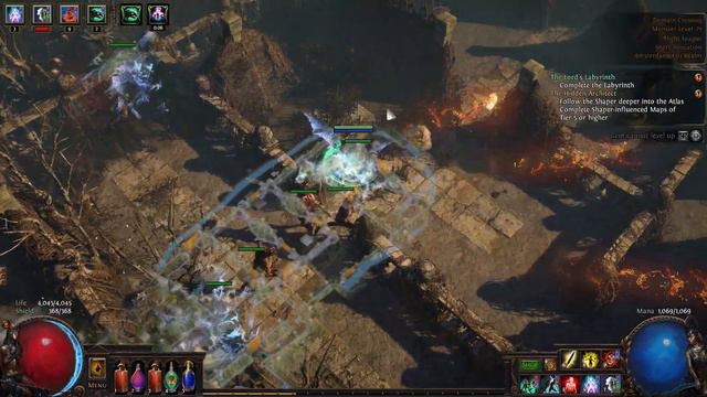 Path of Exile - first Eternal Labyrinth