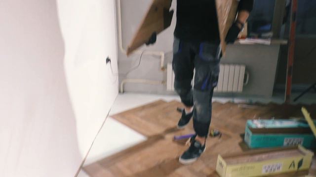 Укладка ламината елочкой видео урок