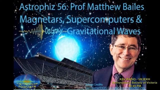 Astronomical Society of Victoria Weekly Broadcast