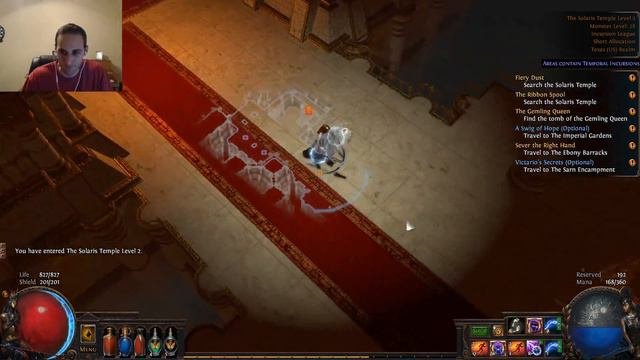 Path of Exile||Incursion League||Patch 3.3||Arc/Light Trapper - Leveling||Road to 400