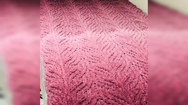 Alize Puffy fine ombre batik ile battaniye
