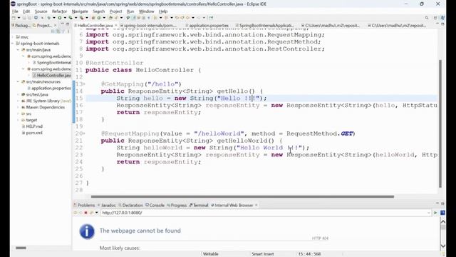 4. Thinking about dispatcherServlet with Spring boot