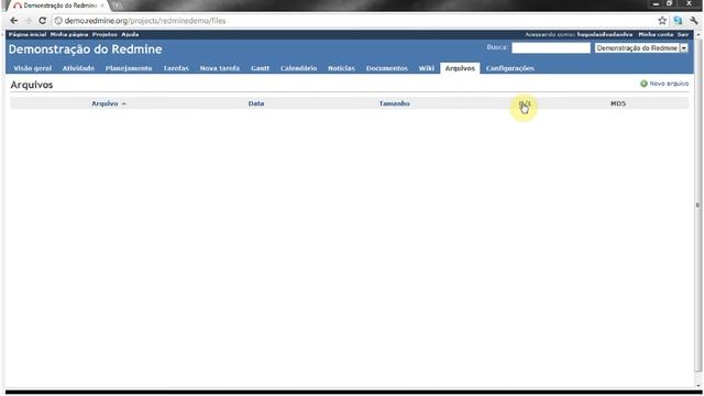 Redmine 10 - Nível Básico - Módulo Arquivos