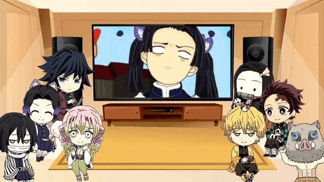 Demon Slayer React to Ships  TanKana ZenNezu InoAoi GiyuShino ObaMitsu ft. Hashira