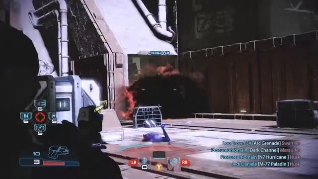Mass Effect 3 - Drell Assassin Infiltrator Build on Firebase Giant Hazard (Gold/Reapers)