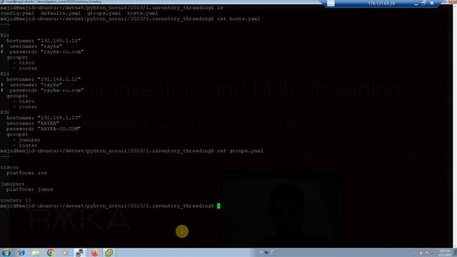 3. Nornir Inventory and Multi-threading Configuration