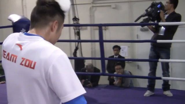 Zou Shiming FINAL MITT WORKOUT With Freddie Roach