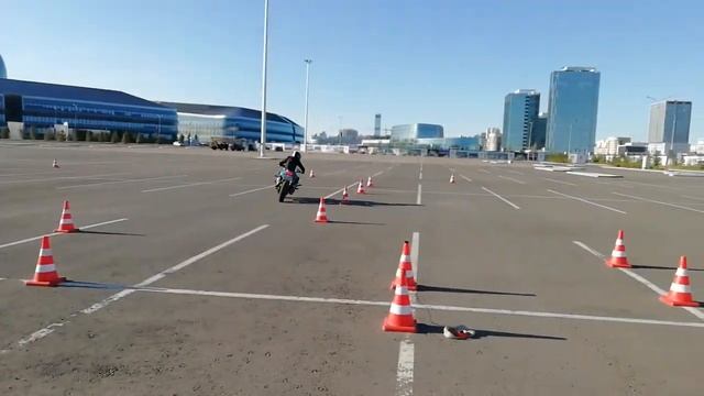 Gymkhana GP 2020 Stage1 / Boris Lushkin / Honda CB600 Hornet / Heat 1 (00:49.23s)