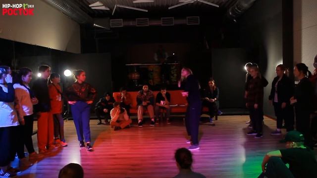 Хип-Хоп Росток - апрель 2018 | Popping | Луня vs Инна