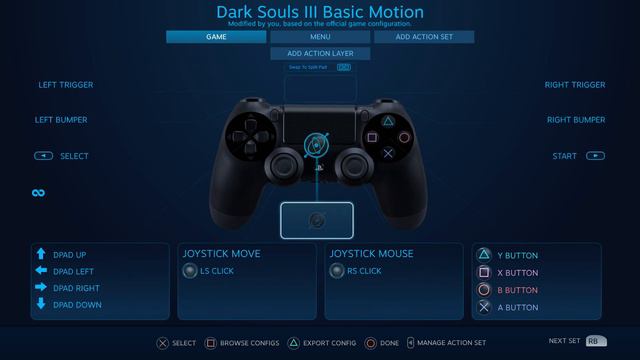 Utiliser la manette PS4 pour Dark Souls 3 (ou tout autre jeu Steam)