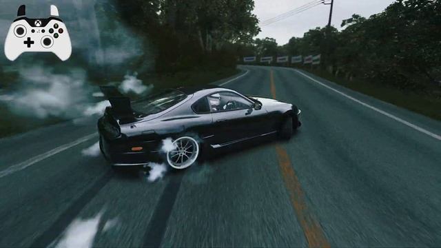 Subindo a Montanha Drifting de Supra - Gameplay Assetto Corsa no Controle