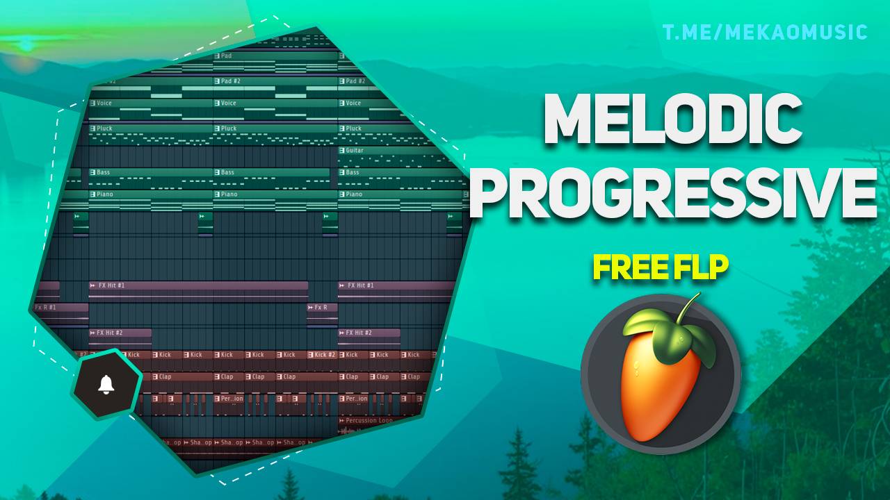 Melodic Progressive House в FL Studio 20 (+FREE FLP/Бесплатный FLP)