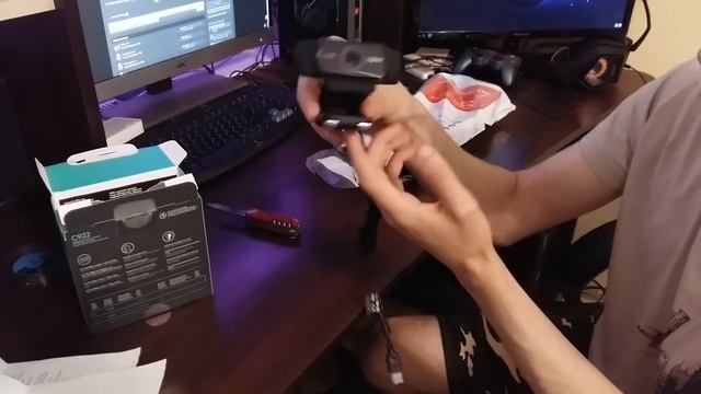 Анбоксинг - Вебкамера C922 Pro Stream