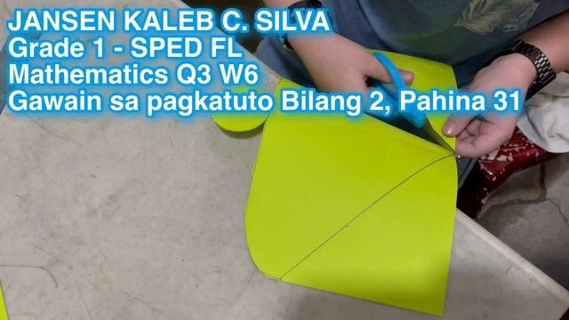 Mathematics 1 Quarter 3 Week 6