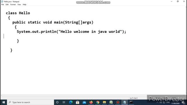First Program |Hello World java Tutorial |How to compile ,Run,Execute Java Prog on cmd , ICSE IX,X