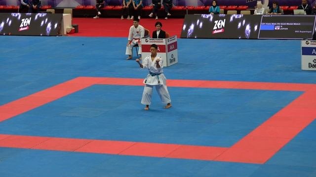 2022 Konya  U21 Male Kata: NGUYEN DUC ANH VIE vs ABE SAKICHI JPN