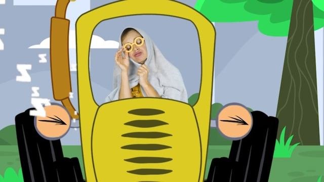 Синии трактор - песенка про тракторенок.