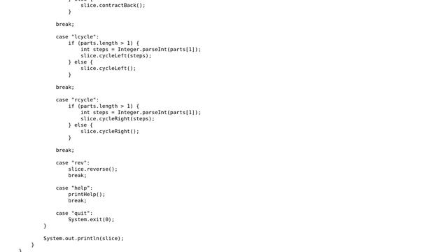 Code Review: Array slice type in Java