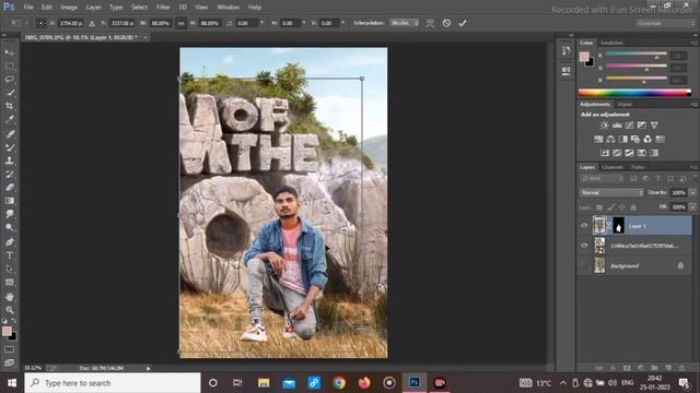 HOW TO BACKGROUND CHANGE EDIT IN PHOTOSHOP 11 BACKGROUND चेंज एडिटिंग कैसे करे PHOTOSHOP पर