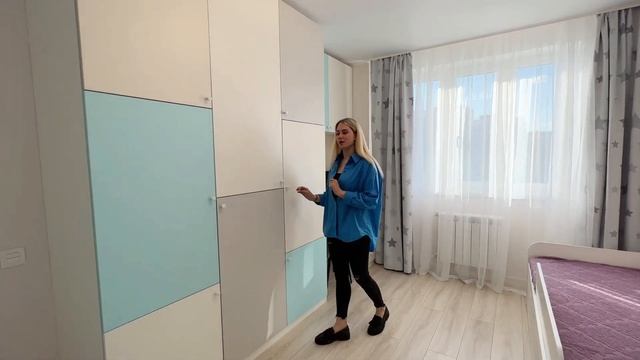 Видеообзор проект во всю квартиру (прихожая, шкаф-купе, встроенный шкаф-купе, гостиная, гардеробная