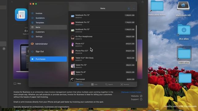 Invoice for Business Basic Overview Mac App Store