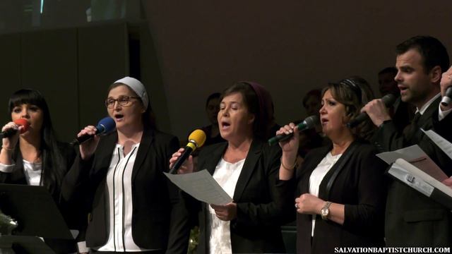 Пение — «Прославляю тебя, Адонай …».  Группа церковь: «Благовестие»