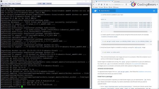 Docker CE installation on Ubuntu 20.04