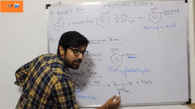 Alcohol, Phenol and Ether | All name reactions in one video | Awsome tricks | By TUC | By Nikhil si