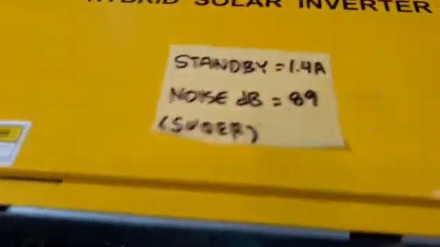 Noise Fan DB Testing Stanby Idle Current Testing AGS , MPP, SUOER Inverter