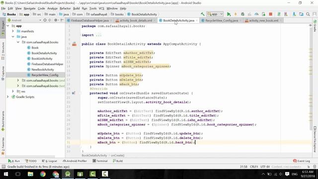 Firebase Android Tutorial [4/5] : Update and Delete Realtime Data