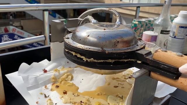 Egg waffle | ice cream Street food