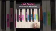 Розовая пантера на пианино для начинающих