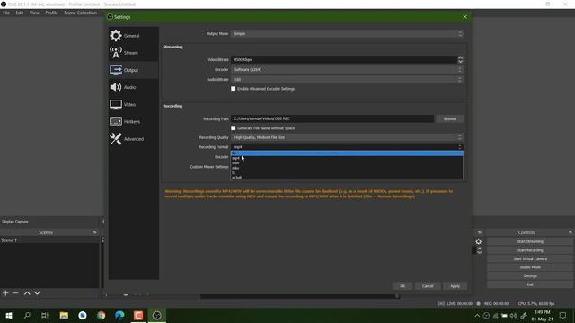 How to USE OBS Studio to Record Screen | How to Record Gameplay on PC | Record PC Screen OBS - 2022