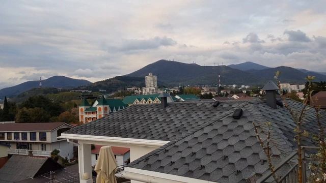 ?ЛАЗАРЕВСКОЕ.СОЧИ. Вечер на крыше. Закат!
