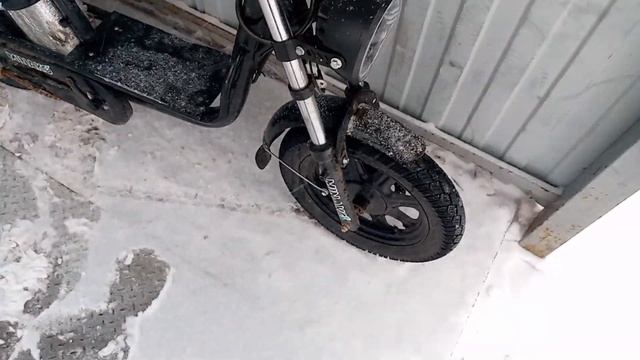 Электровелосипед за месяц эксплуатации в Ноябре. Работа в Самокате.
