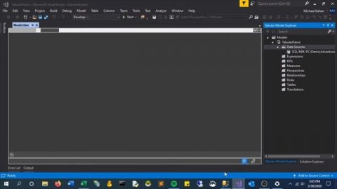 Create and deploy a Tabular Cube w/ SSAS!