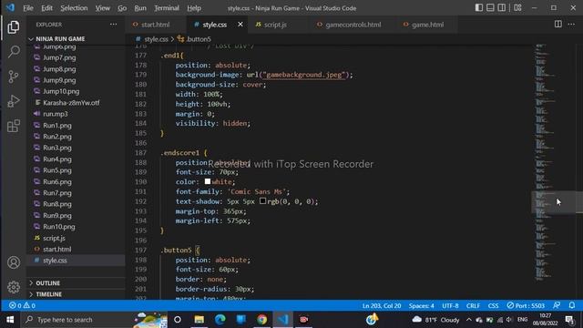 JavaScript 2D Game Video Submission