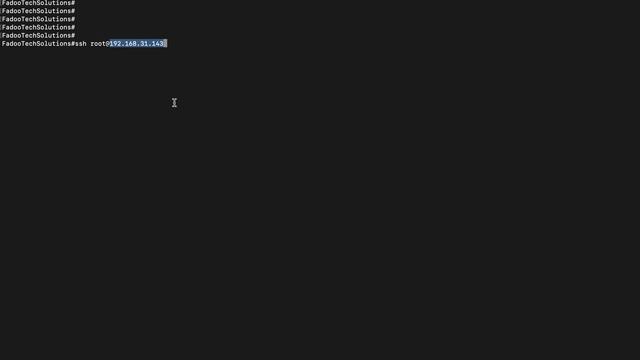 Connecting to a Remote Server Over SSH